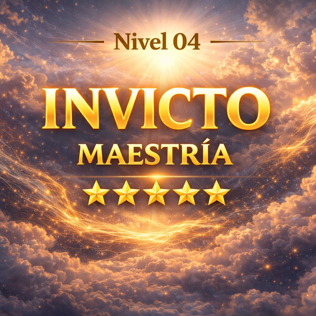 💨  NIVEL 4 — MÉTODO INVICTO MAESTRO -  ACOMPAÑAMIENTO 1:1 PERSONALIZADO SEMANAL - 6 meses juntos + renovación 25% OFF resto del año